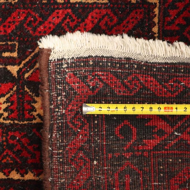 Brown Middle Eastern Beluchi Rug For Sale - Image 8 of 9