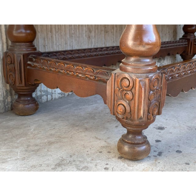 1930s Spanish Walnut Console Chest For Sale - Image 10 of 11