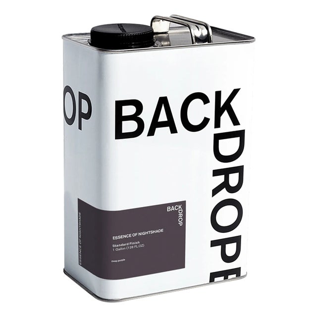 BACKDROP Standard Finish Interior Paint in Essence Of Nightshade (Deep Purple) - 1 Gallon For Sale In Los Angeles - Image 6 of 6