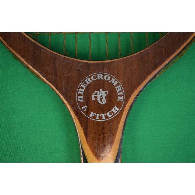 Abercrombie & Fitch Wooden Tennis Racquet For Sale In New York - Image 6 of 6