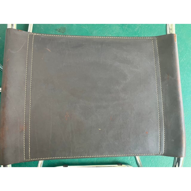 Metal Set of Iconic Mr10 Chairs, Originally Designed by Mies Van Der Rohe , Set of 4 For Sale - Image 7 of 18