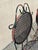 Vintage Victorian Style Small Wrought Iron Camo Paint Garden Patio Chair - Set 4 For Sale - Image 11 of 12