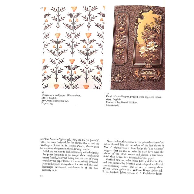 1980s "Victoria & Albert Museum: Wallpaper" 1983 Hamilton, Jean For Sale - Image 5 of 9
