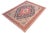 Shabby Chic 1990's Vintage Blue/Red Wool Rug - 7'10'' X 10'8'' For Sale - Image 3 of 10
