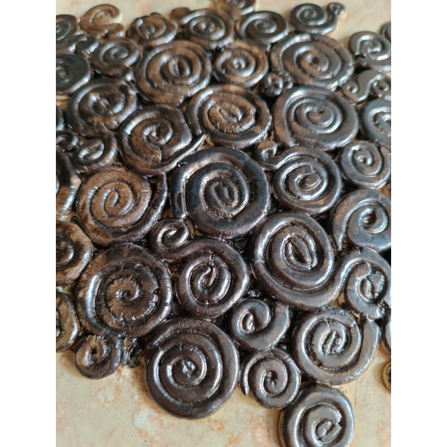 Ceramic Curly Plate by Daniela Proietti For Sale - Image 7 of 11