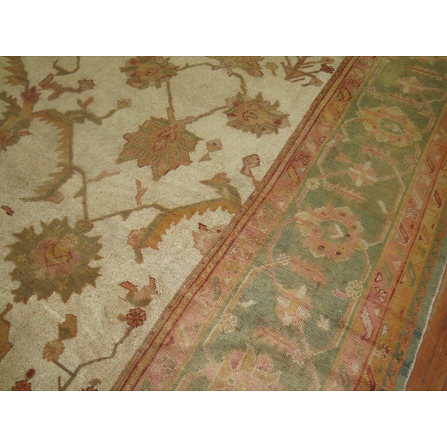 Zabihi Collection Antique Oversize Square Oushak Rug - 18'3" x 18'4" For Sale - Image 10 of 10