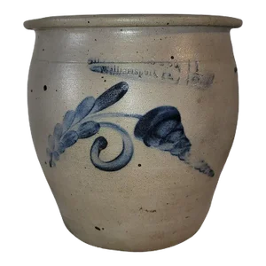 Early 20thc Wiliamsport 1.5 Gal Butter Crock