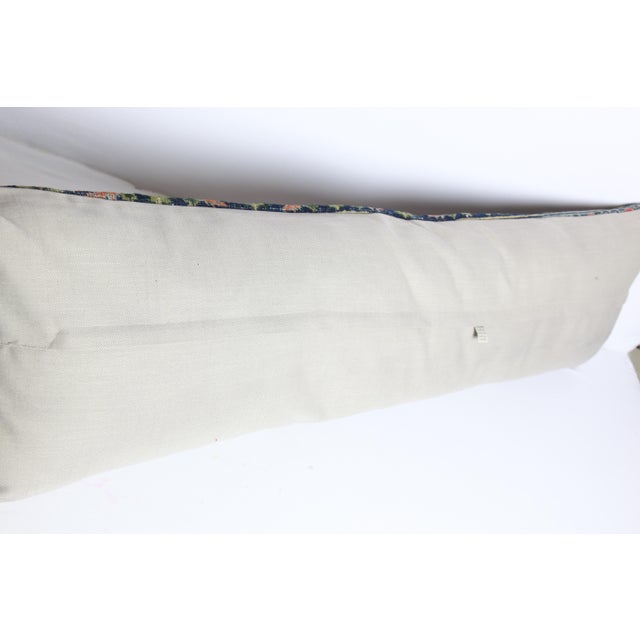 Textile Antique Oriental Handmade Double Knotted Persian Rug Pillow Cover For Sale - Image 7 of 11
