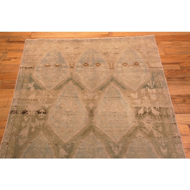 Decorative Open Field Antique Persian Tabriz Rug, Country of Origin: Persia, Circa Date: 1920