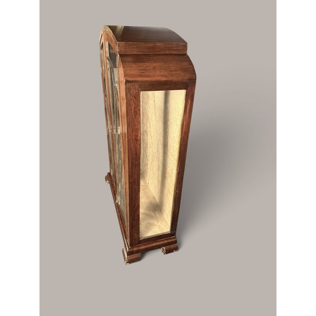 Art Deco Mahogany Display Cabinet, France, 1930 For Sale - Image 6 of 11