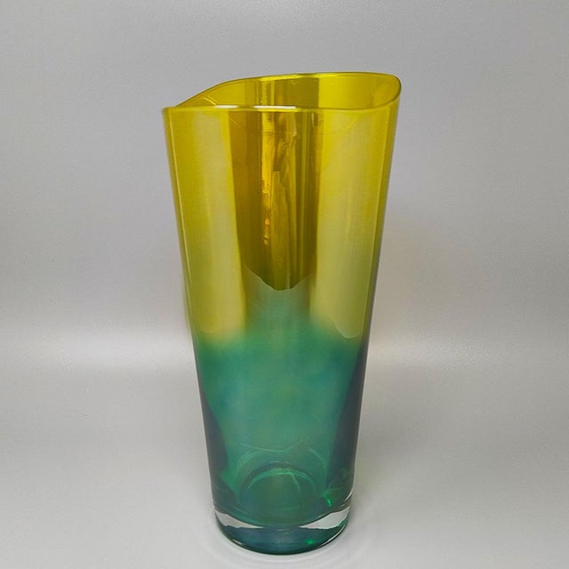 1970s Handrafted Murano Glass Vase, Italy, 1970s For Sale - Image 5 of 6