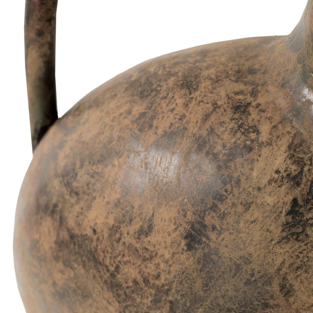 Brown Strata Vase with Handle - Large For Sale - Image 8 of 11