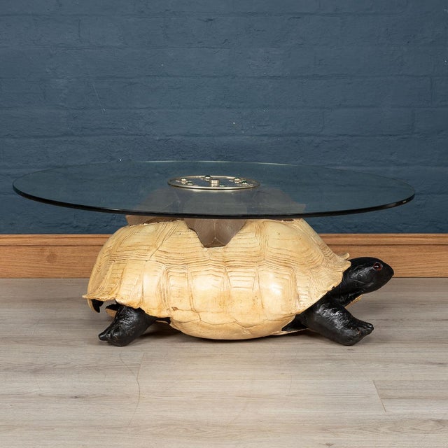 Vintage English Turtle Shaped Coffee Table from Anthony Redmile, 1970s For Sale - Image 12 of 16