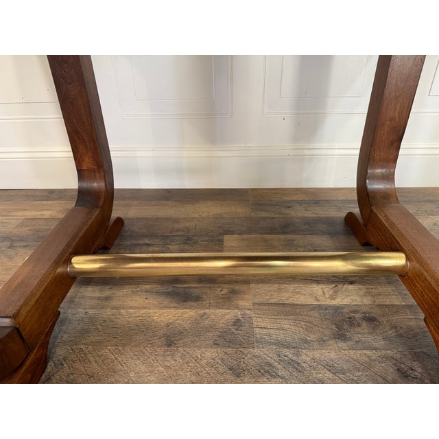 French Art Deco Solid Walnut Dining Table, Circa 1930's For Sale In New York - Image 6 of 17