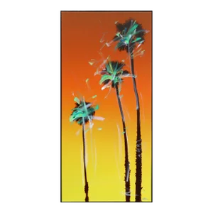 "Santa Barbara Up Palms - Three Tall" Original Artwork by Pete Kasprzak