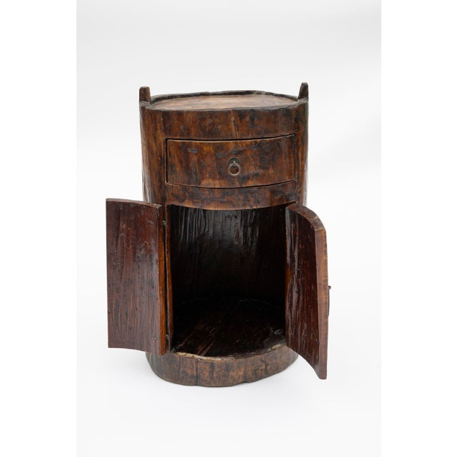 Brown Early 19th Century Chinese Elmwood Side Table For Sale - Image 8 of 14