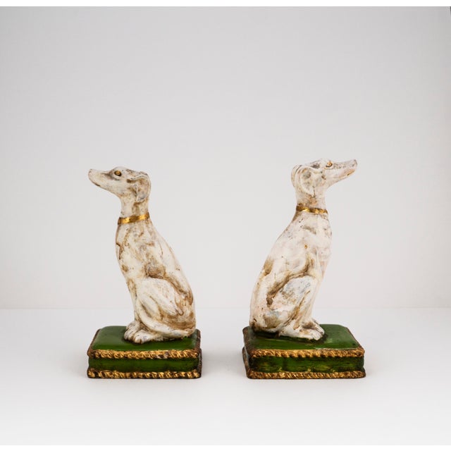 Vintage Greyhound Sculptures, Italy, 1960s-1970s, Set of 2 For Sale - Image 4 of 18