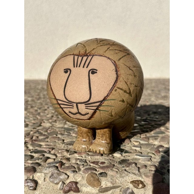 Africa Series Lion in Ceramic by Lisa Larson for Gustavsberg, Sweden, 1960s For Sale - Image 9 of 18