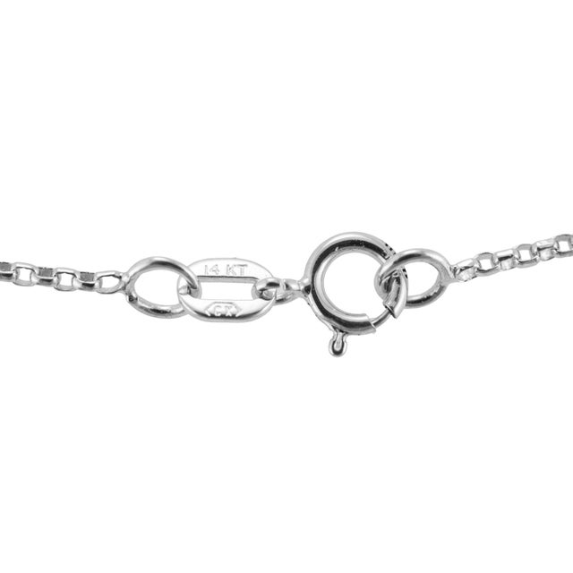 Early 21st Century Unisex 14k White Gold Gia 2.28ct K Vvs2 Round Diamond Solitaire Pendant Necklace For Sale - Image 5 of 8