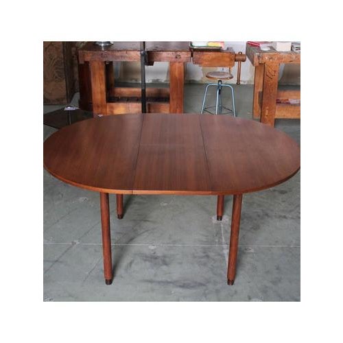 Round Extendable Table, Italy, 1960s For Sale - Image 12 of 15