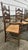 1960s Set of 6 Vintage Ladder Back Dining Chairs With Rush Seats, French Country Cottage Style For Sale - Image 5 of 18