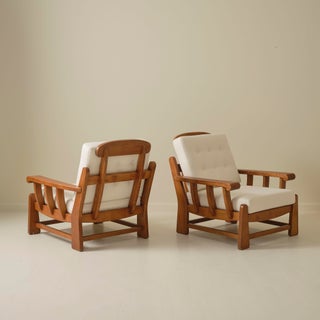 Maison Regain Armchairs, a Pair, 1960s For Sale