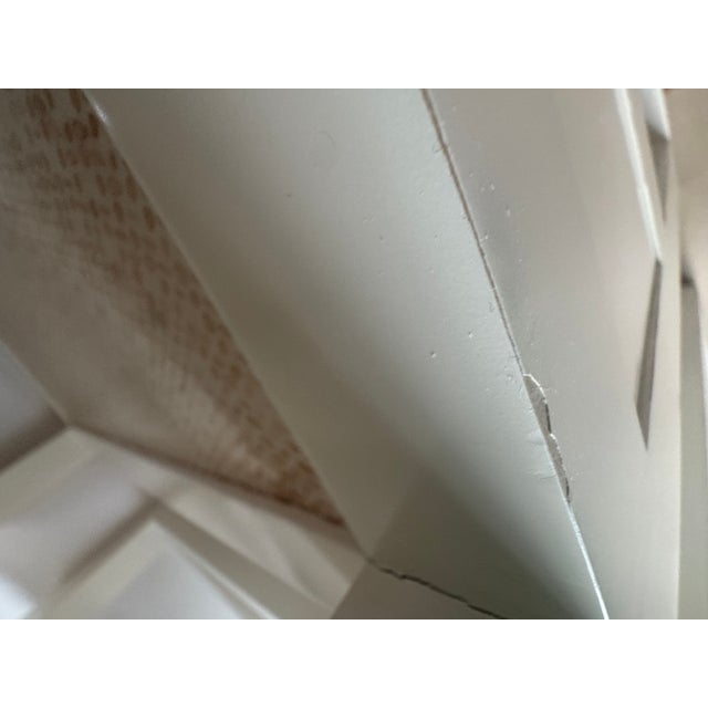 Antique White Pair of Nightstands For Sale - Image 8 of 10