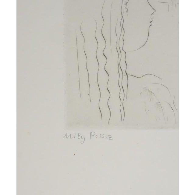 Modern Mily Possoz, The Christmas Tree, Original Signed Engraving For Sale - Image 3 of 11