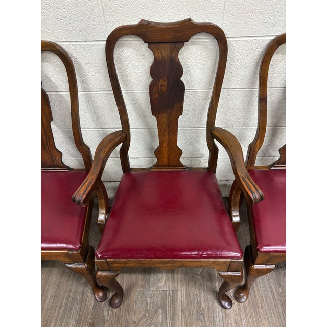 Wood Vintage Pennsylvania House Solid Cherry Dining Chairs - Set of 6 For Sale - Image 7 of 13