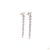 Metal 1.61 Carat Round Brilliant Cut Diamond Gold Earrings, Pair For Sale - Image 7 of 9