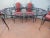 Salterini Wrought Iron Indoor Dining Table & 6 Chairs For Sale - Image 11 of 13