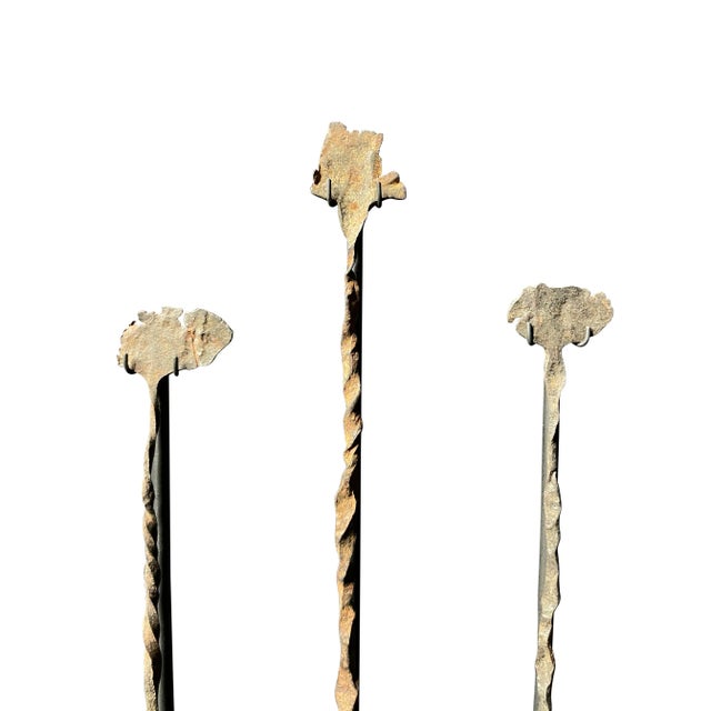 Modern 19th C African Modern Brutalist Style Mounted Currency Forms For Sale - Image 3 of 4