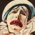 Crying Clown Portrait in Oil on Canvas Portrait of a sad clown by San Francisco artist John Peers (American, 1922-2009)....