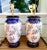 Vintage Chinoiserie-Style Porcelain Floral Table Lamps - A Pair For Sale In New York - Image 6 of 13