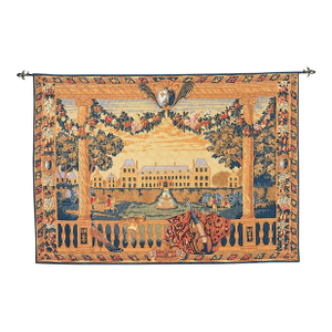 Chateau De Monceaux Silkscreen Tapestry - 135 X 191 Cm (4'5" X 6'3") - Requires Rod Size Size 5
