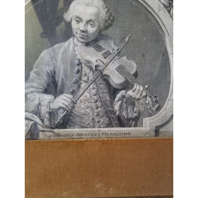 Black Dominus Josephus Herrando Engraving For Sale - Image 8 of 12