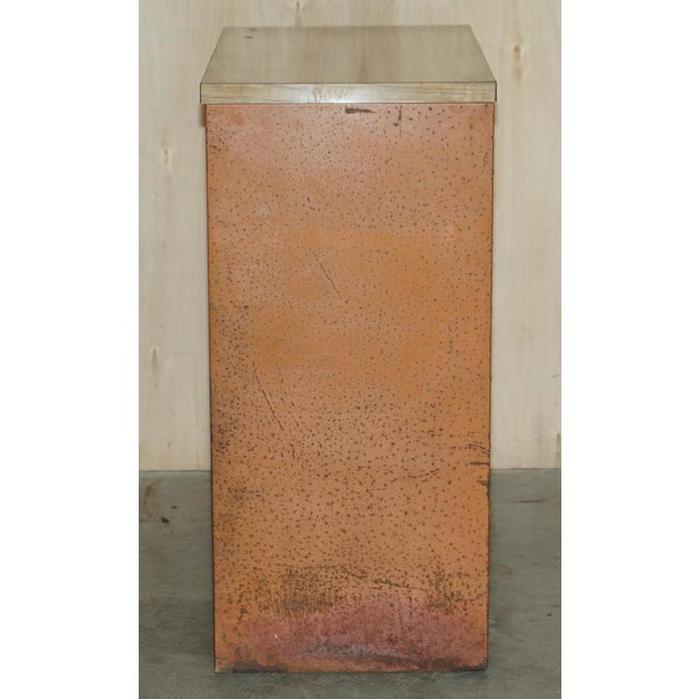 Antique Industrial Metal Workers Chest of Drawers for Screws Nuts & Bolts For Sale - Image 11 of 16