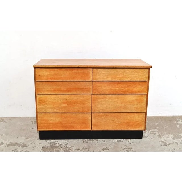 Vintage Chest of Drawers in Beech, 1950s For Sale - Image 11 of 11