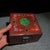 1980s 1980s Huali Wood Jewelry Box With Shell Inlay, Jade Disc and Gemstones For Sale - Image 5 of 7