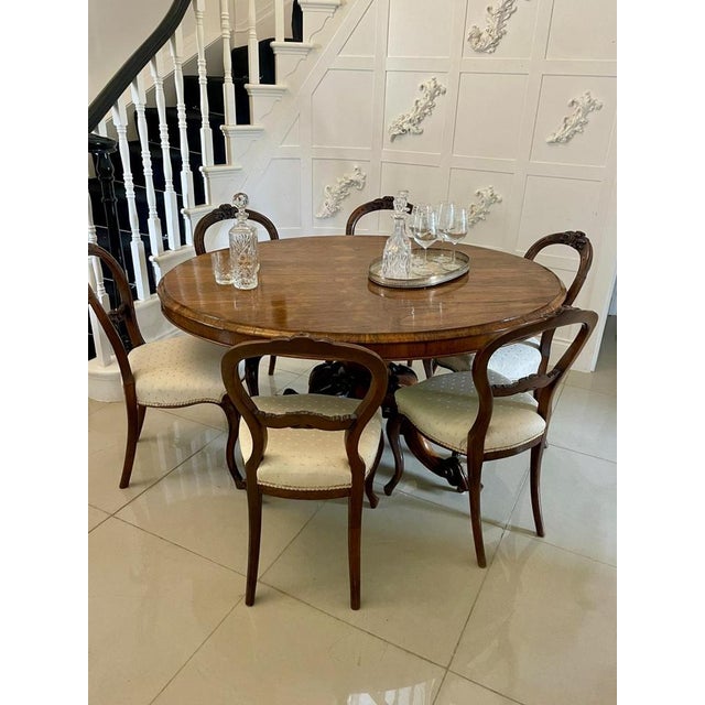 Mid 19th Century Antique Victorian Rosewood Dining Table, 1850 For Sale - Image 5 of 15