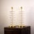 Table Lamp with Artistic Glass of Murano Ambrati and Brushed Metal Structure, Italy, 2000s For Sale - Image 3 of 14