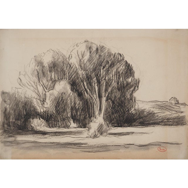 Maximilien Luce, Little House on the Prairie, Original Drawing For Sale - Image 6 of 6