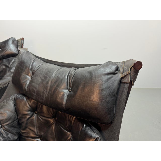Mid-Century Trega Sling Lounge Chairs by Tormod Alnæs for Sørlie Møbler, Norway, 1970s For Sale - Image 15 of 17