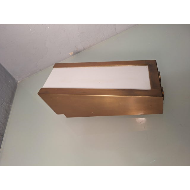 Vintage Wall Lamp in Brass and Glass by Bottega Gadda, 1980s For Sale - Image 9 of 9