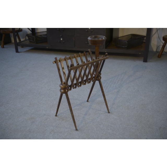 Beech Magazine Rack, 1960, in Very Good conditions. Designed 1960 to 1969