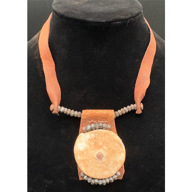 Authentic Himba Necklace, traditional jewelry from the Himba people of Namibian. Jewelry is sourced from natural materials...