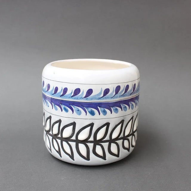 Vintage French Ceramic Cachepot by Roger Capron, 1960s For Sale - Image 11 of 11