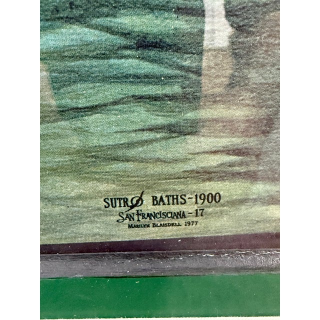 Marilyn Blaisdell "Sutro Baths 1900, San Fransisciana" Print For Sale - Image 11 of 12