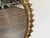 Pair of Midcentury Spanish Gilt Metal Round Mirrors with Leaves and Twisted Rope For Sale - Image 9 of 10