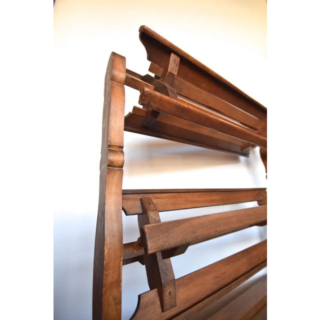 Brown Vintage Passementerie Workbench, 1950s For Sale - Image 8 of 10